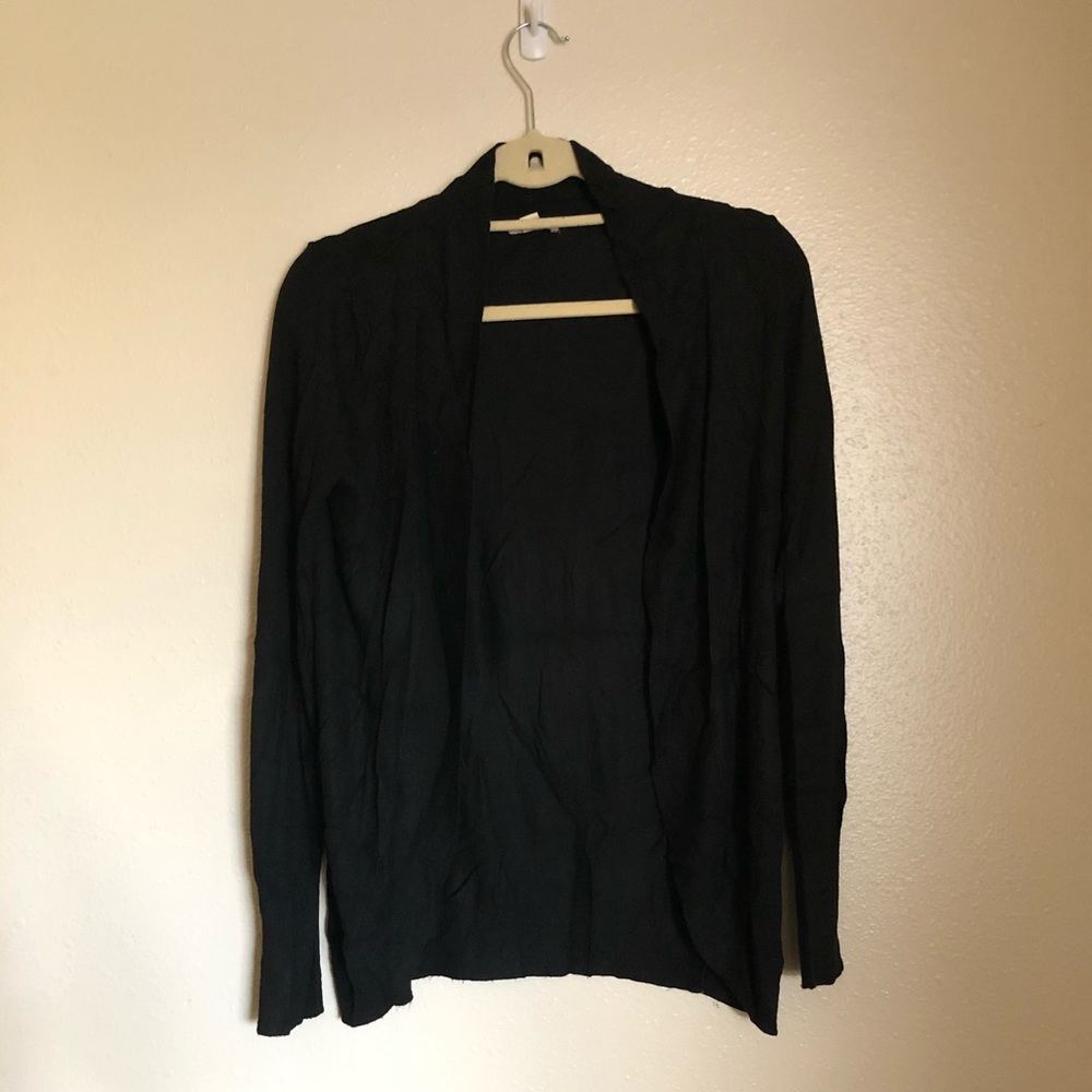 Black cardigan